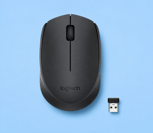 Mouse Logitech M170 - Radiofrecuencia - USB - Óptico - 2 Botón(es) - Negro - Inalámbrico