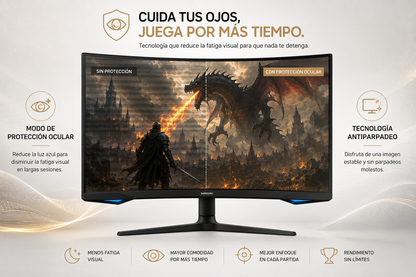 Monitor curvo 32" Odyssey G6 - QHD - 240Hz