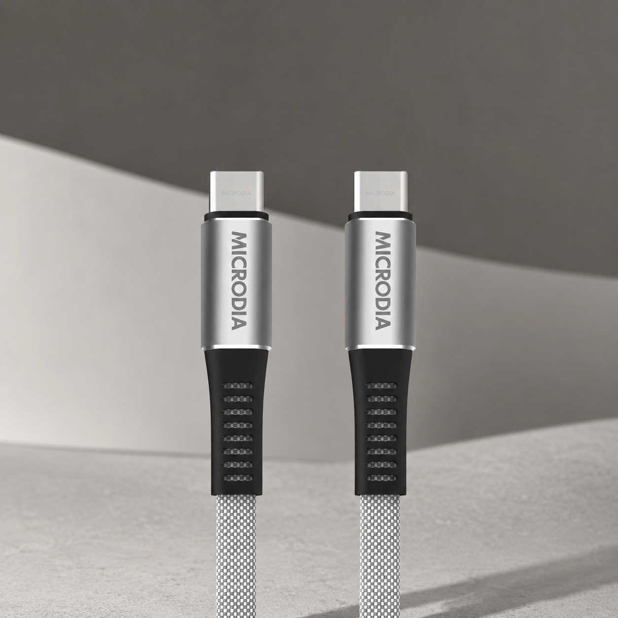 Cable USB-C a USB-C de 1,0 m. Color gris