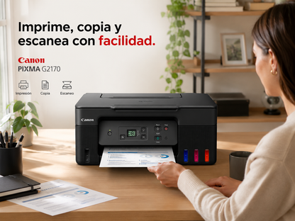 Canon PIXMA G2170 Multifuncional, Carga Continua, MegaTank