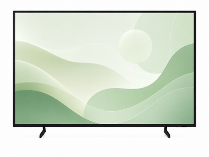 Smart TV Samsung Q7F QLED 4K de 43” con diseño negro, resolución 4K UHD de 3840 × 2160