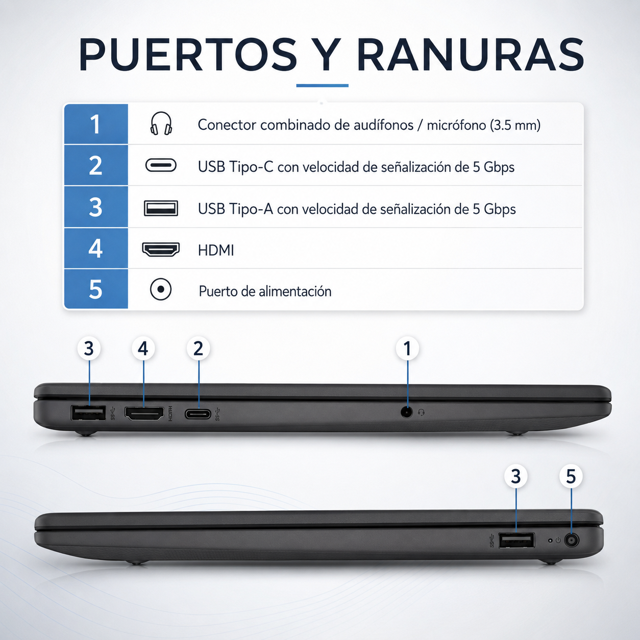 Portátil HP 255 G10 de 15,6"
