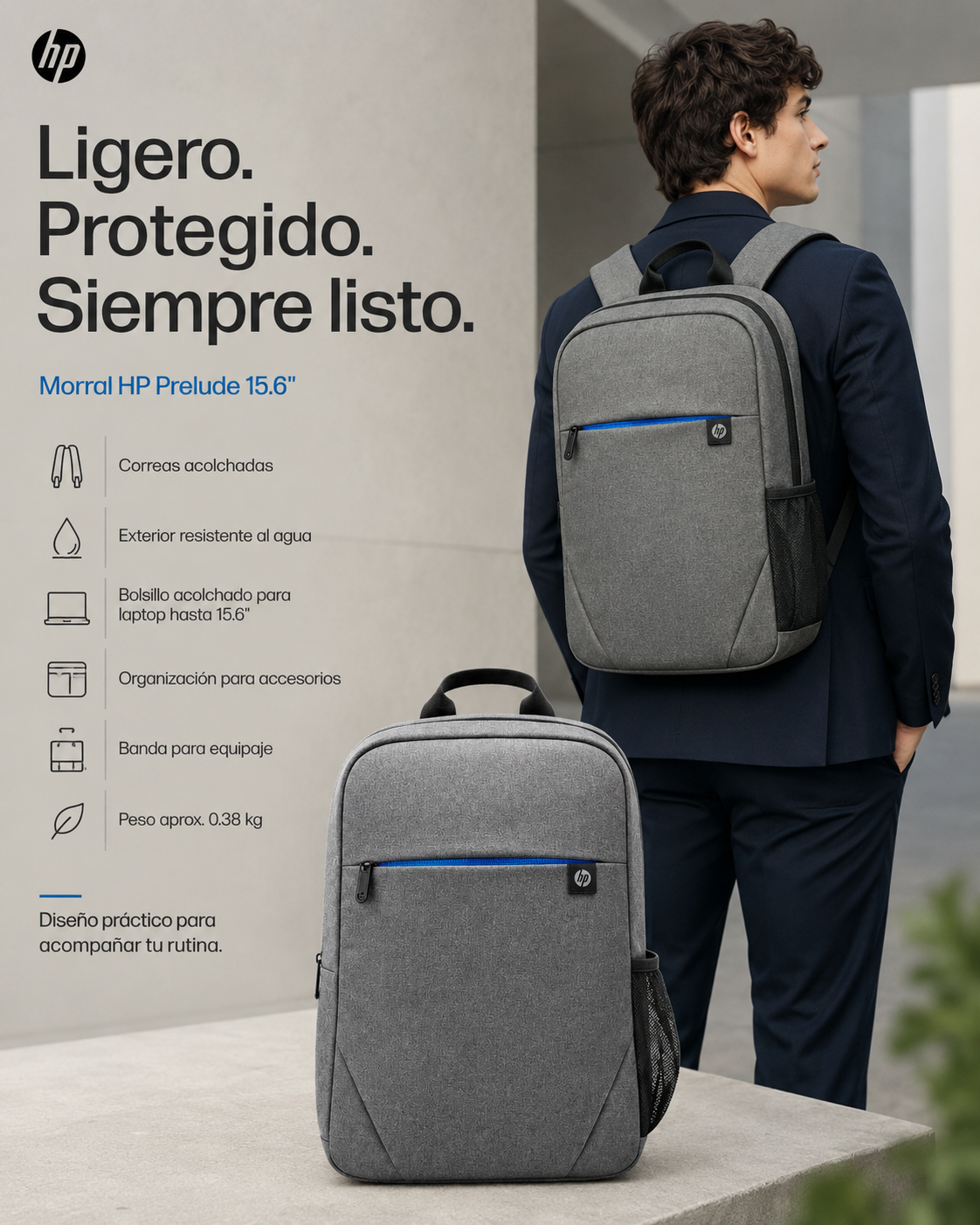 Morral HP Prelude de 15.6 pulgadas,