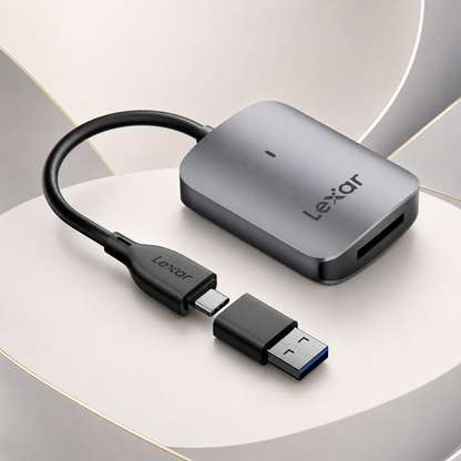 Lexar RW515 Lector de Tarjetas CFexpress Tipo A, Lector de Tarjeta CFe Tipo A de Hasta 900 MB/s, USB 3.2 Gen 2