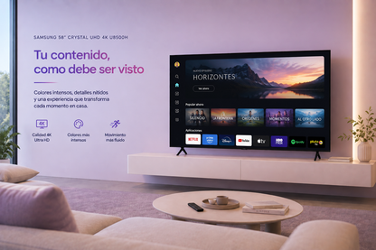 Samsung Crystal UHD 4K Smart TV U8500H de 58"