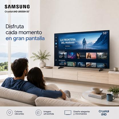 Samsung Crystal UHD U8500H de 55” (UN55U8500HKXZL)