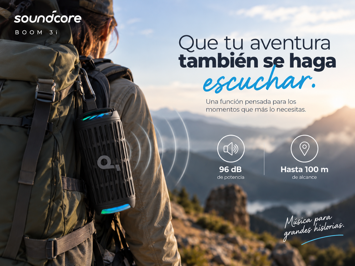 Soundcore Boom 3i Negro