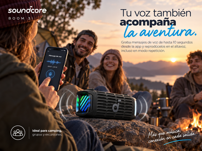 Soundcore Boom 3i Negro