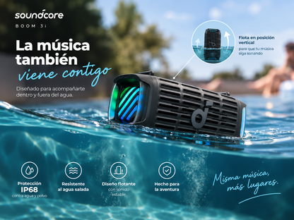 Soundcore Boom 3i Negro