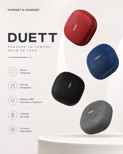 Parlante Thonet & Vander Duett 10W TWS bluetooth 3.5mm