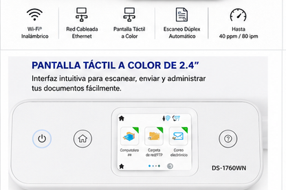 Epson • Escáner de Documentos DS-1760WN