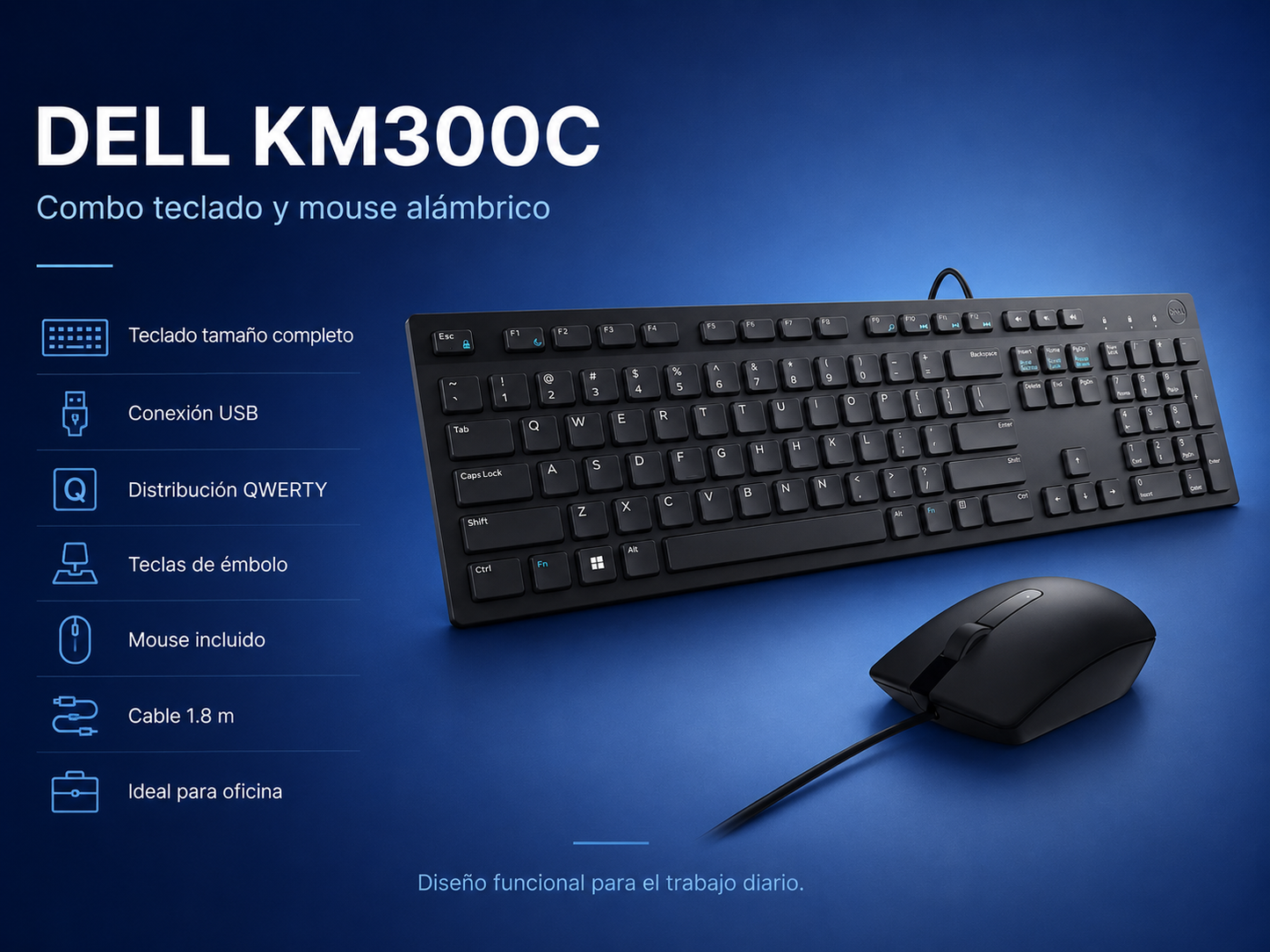 Dell combo KM300C - Alámbrico