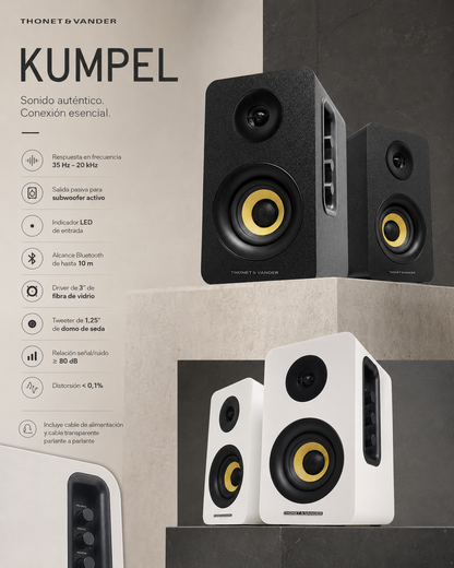 Parlante Thonet And Vander Kumpel 50W bluetooth 3.5mm RCA