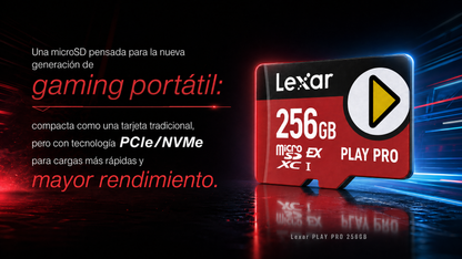 MEMORIA MICRO SD 256GB – up to 900MB/s read, up to 600MB/s write 256GB