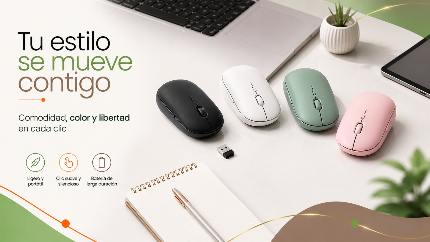 MOUSE 2.4G RECARGABLE G-237C JALTECH - INALÁMBRICO