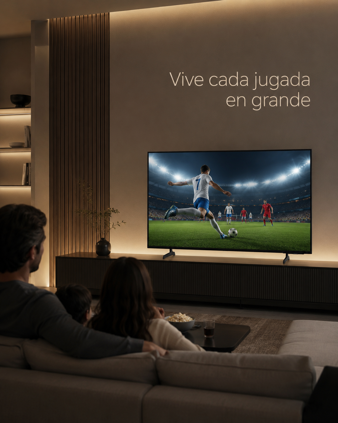 Smart TV Samsung Q7F QLED 4K de 43” con diseño negro, resolución 4K UHD de 3840 × 2160