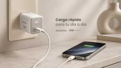 Cargador de pared MICRODIA SMARTCube Nano 30W