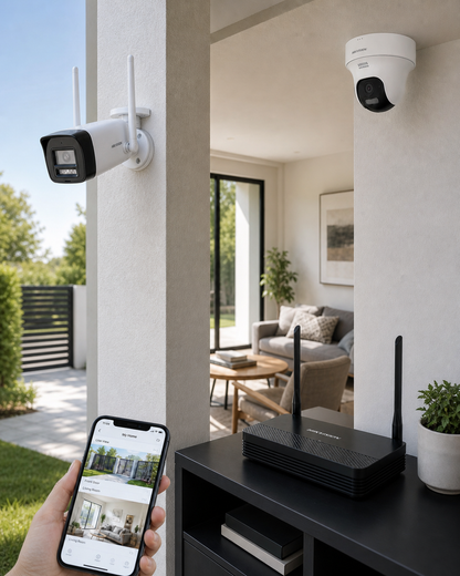 DS- 1 J142I/NKS424W02 H Cámara Wifi Kit Interior 4 MP