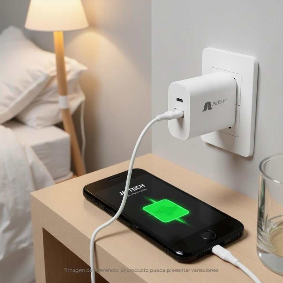 CONVERTIDOR GaN 35W CON CABLE TIPO C JAL-57