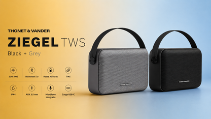 PARLANTE THONET & VANDER ZIEGEL 30W BLUETOOTH